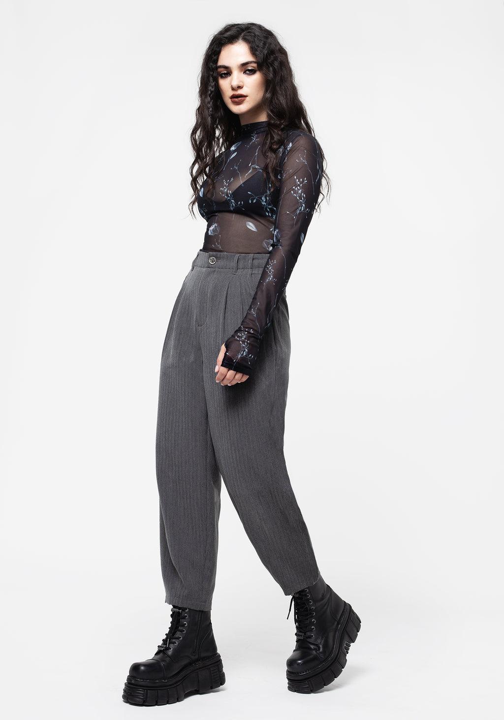 Herringbone Balloon Trousers Product Image