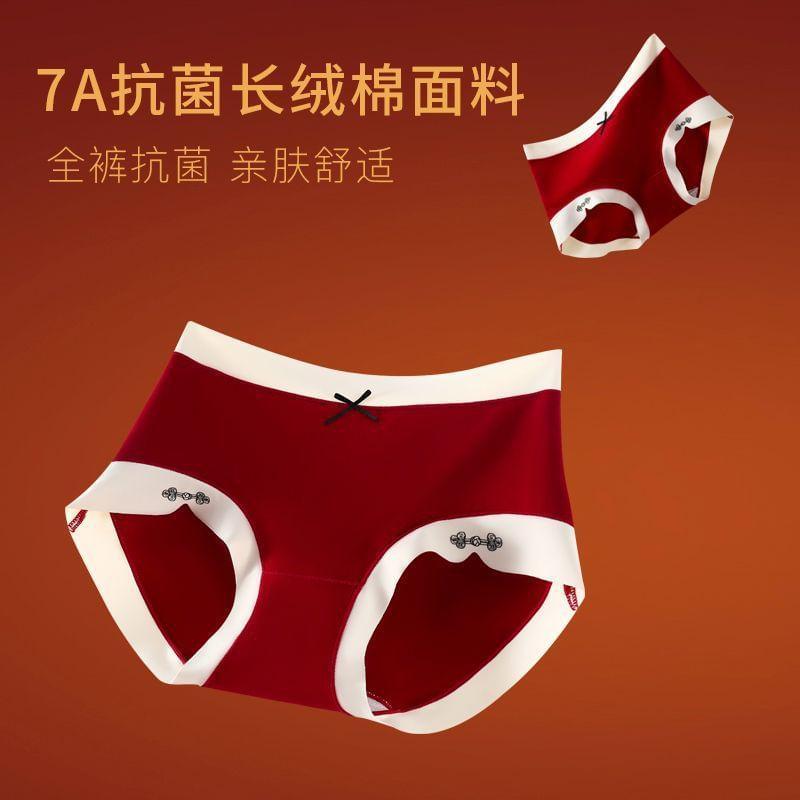 Contrast Trim Bow Panty Product Image