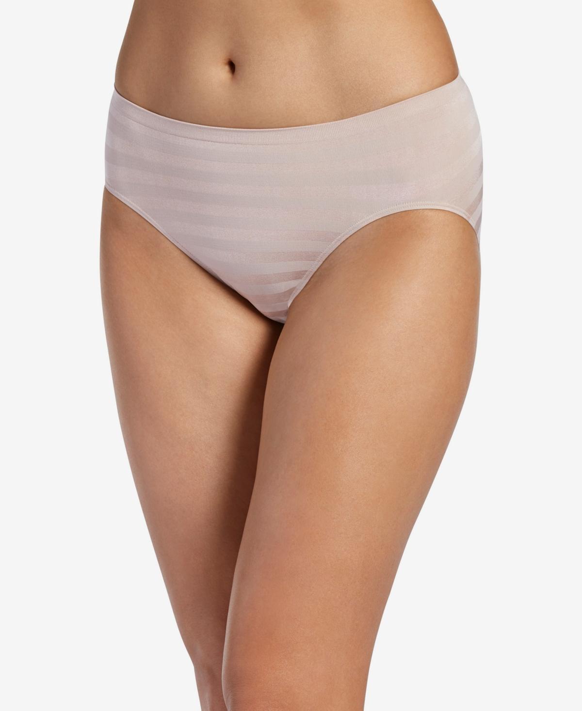 Jockey® Matte & Shine Seamfree® Hi Cut Panty - 1306 Product Image