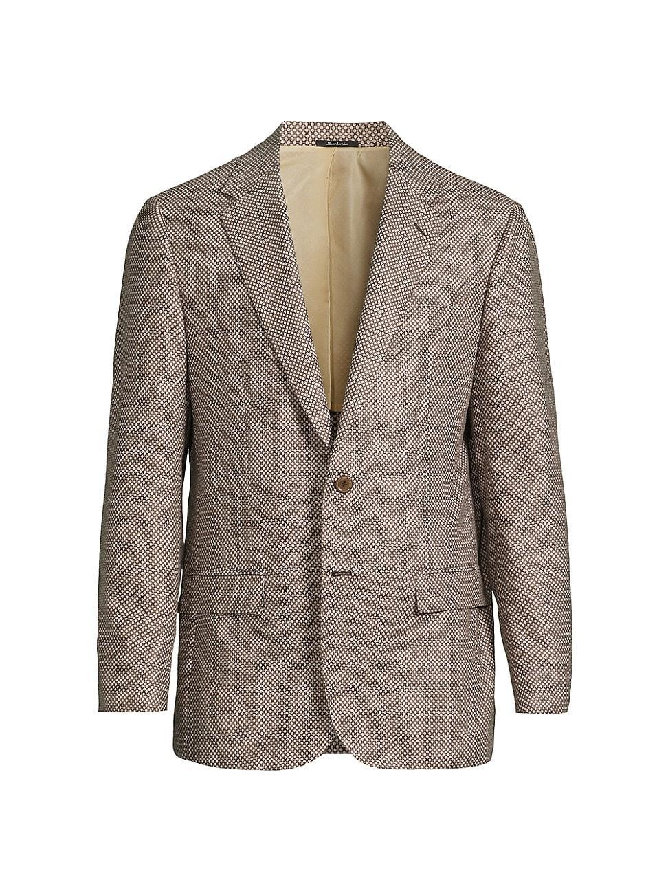 Mens Honeycomb Wool Sport Jacket Product Image