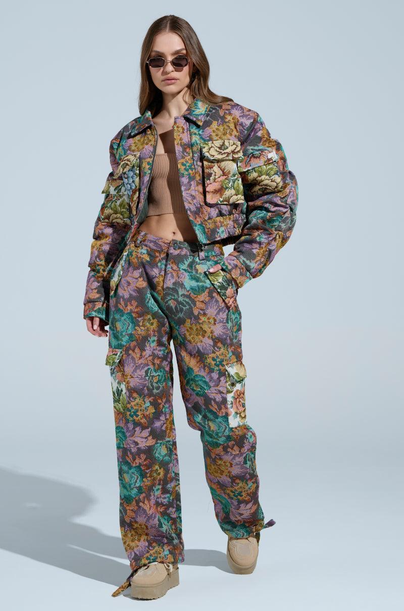 LOGAN SQUARE JACQUARD BOMBER Product Image