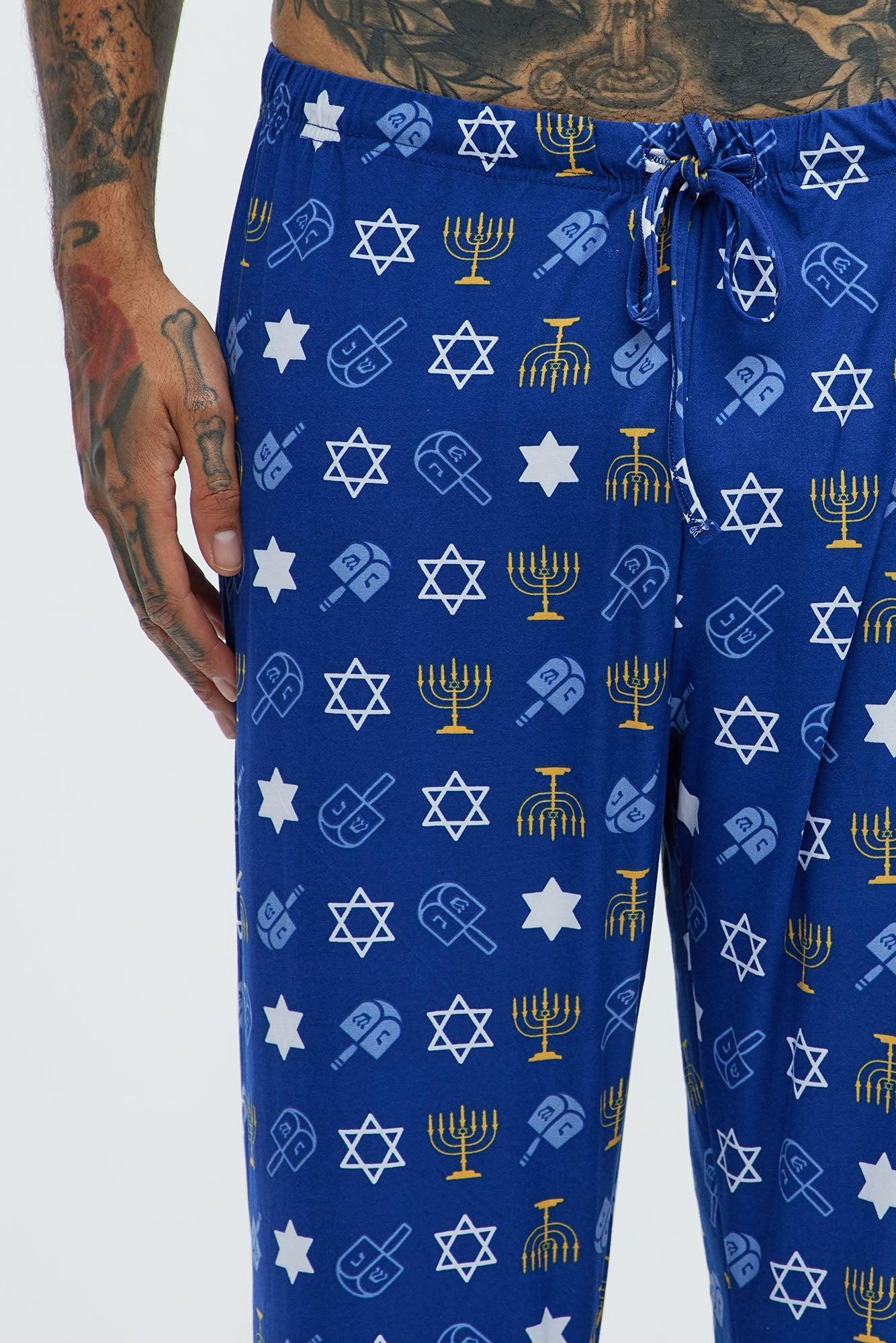 This Is My Pajamaka PJ Holiday PJ Set - Blue Product Image