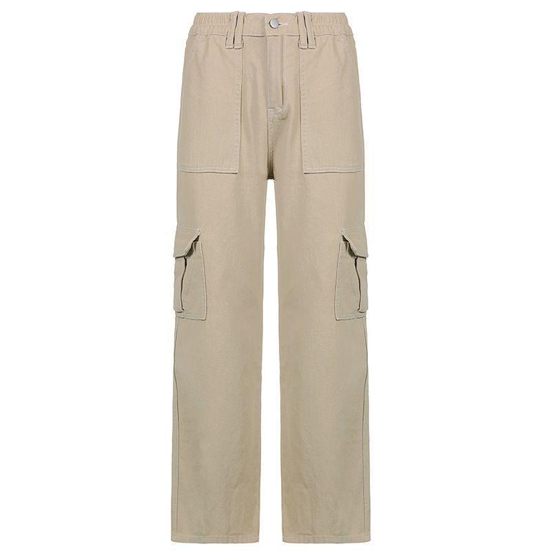 High-Waist Cargo Pants Product Image