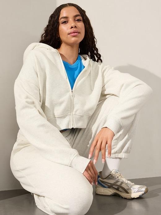 Forever Fleece Crop Full Zip Product Image