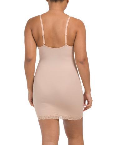 Shaping Satin Slip for Women | Spandex/Nylon Product Image