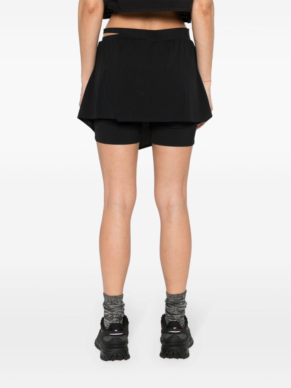 logo-printed mesh skort Product Image