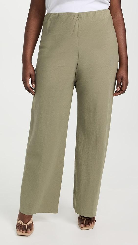 Vince High Waist Cotton Bias Pants | Shopbop Product Image