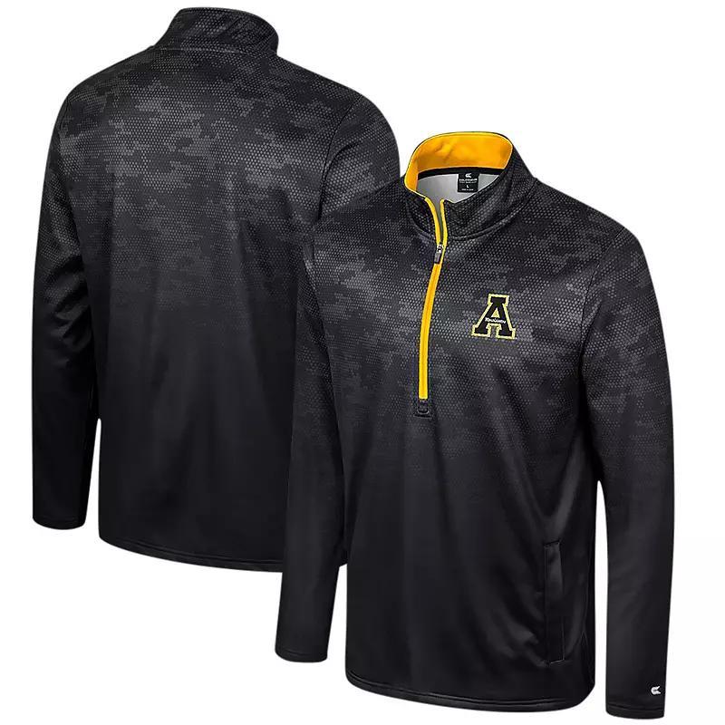 Mens Colosseum Black Army Black Knights The Machine Half-Zip Jacket Product Image