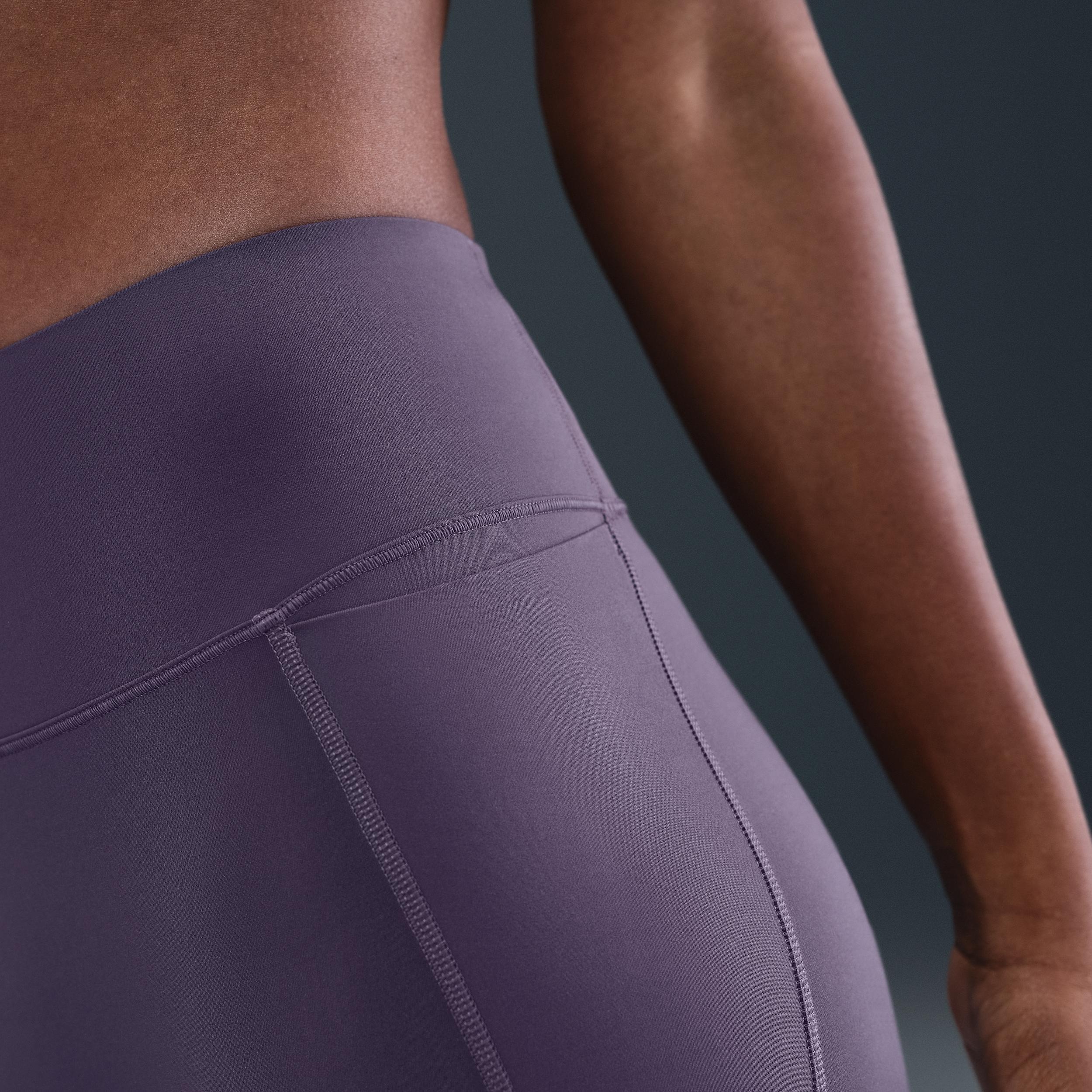 Nike Womens Universa High-Waisted 7/8 Leggings with No Front Seam | HQ6813-036 Product Image