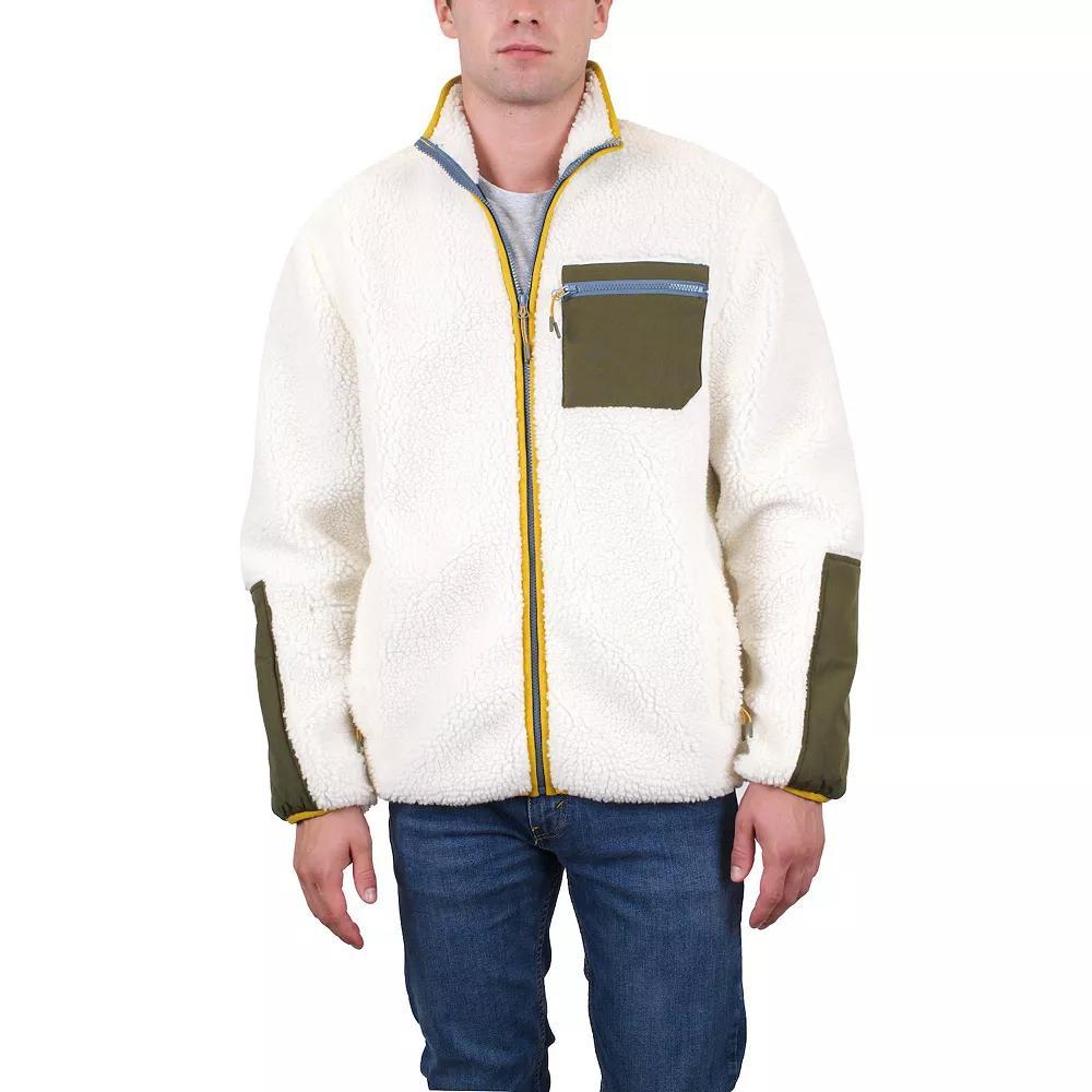 Men's Mountain and Isles Full Zip Sherpa Jacket, Size: XXL, Eggshell Product Image