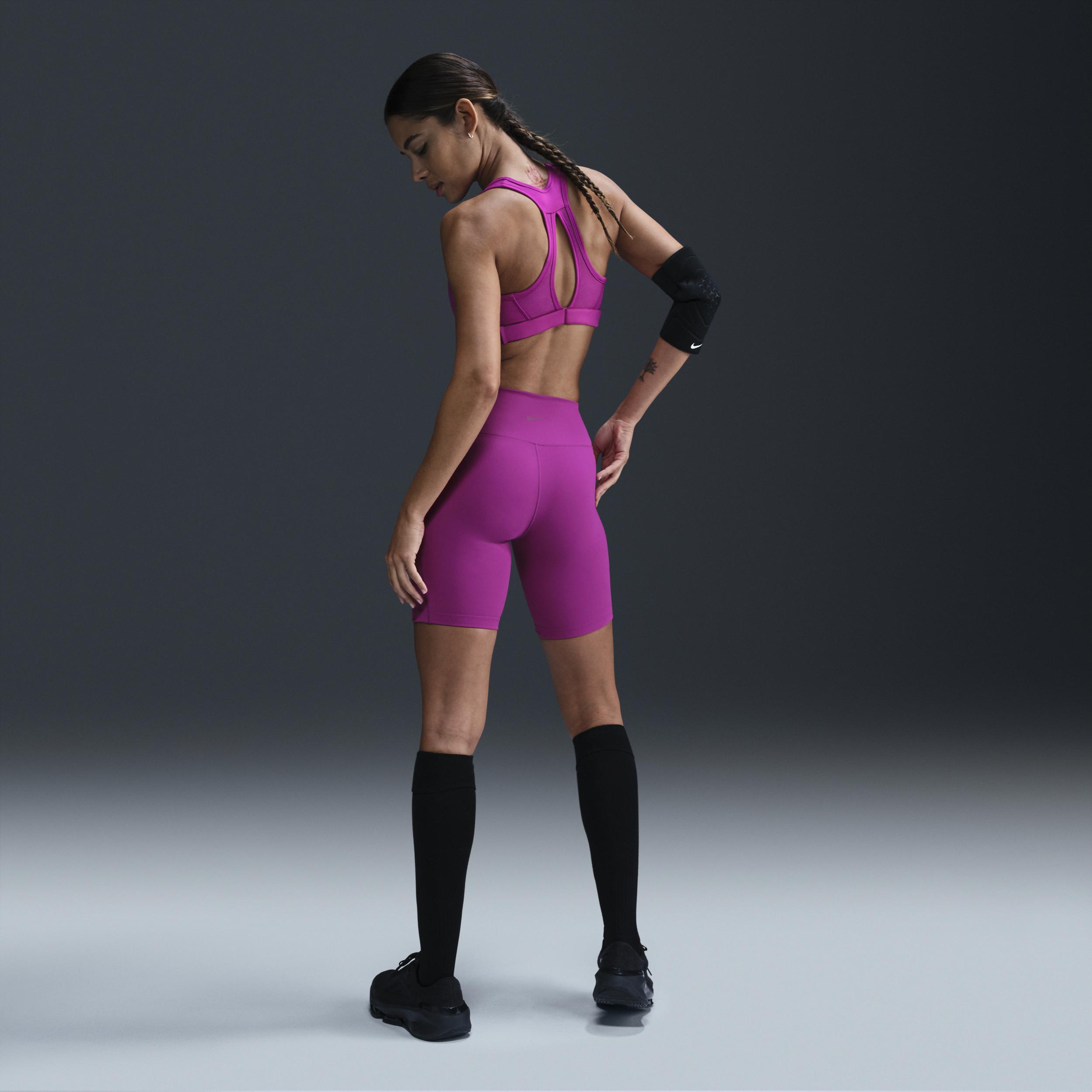 Nike Women's One High-Waisted 8" Biker Shorts with Pockets Product Image