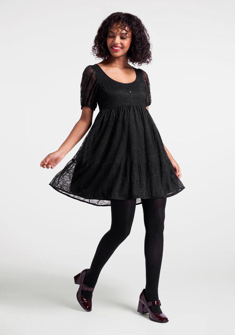 Right Lace, Right Time Babydoll Dress Product Image