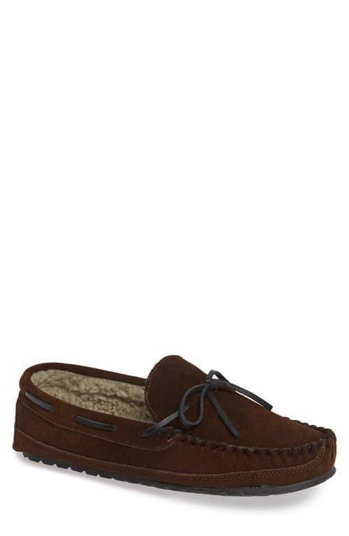 Mens Minnetonka Casey Slipper - Chocolate Product Image