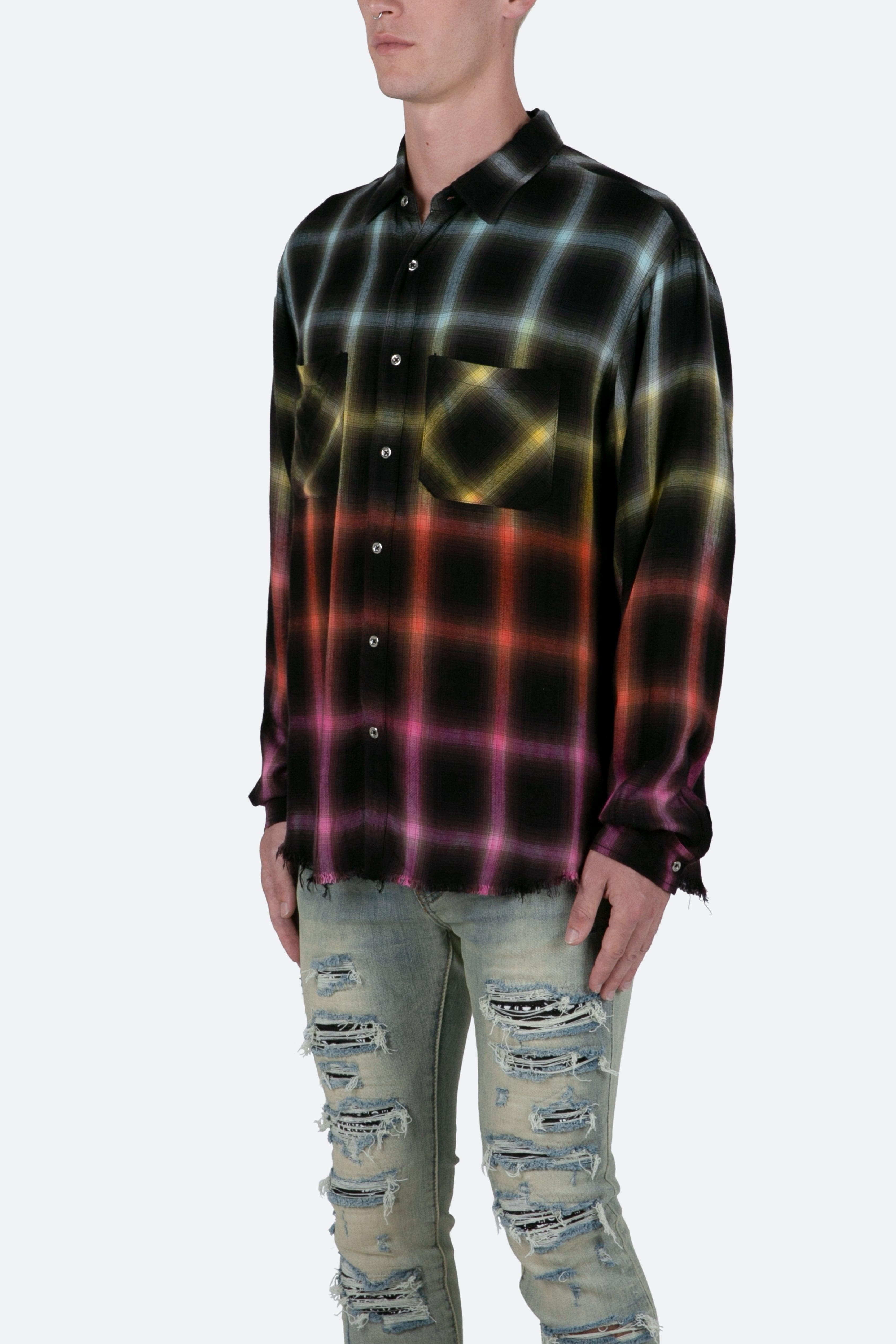 Ombre Flannel Shirt - Multi Product Image