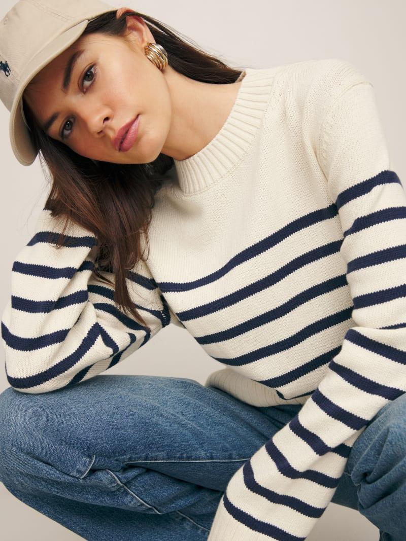 Anna Cotton Crewneck Sweater Product Image