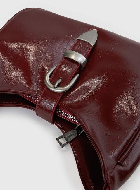 Heston Buckle Detail Bag Red Product Image