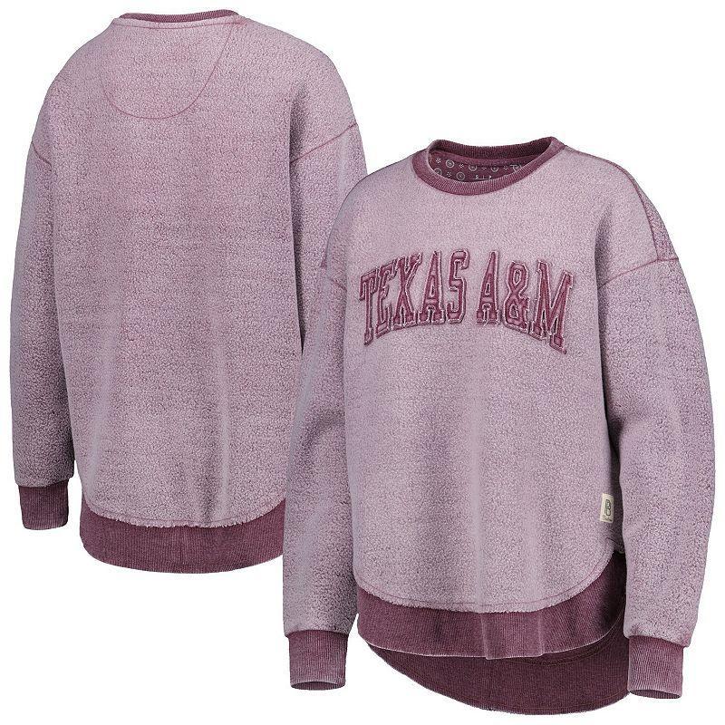 Women's Pressbox Maroon Texas A&M Aggies Ponchoville Pullover Sweatshirt,  Product Image