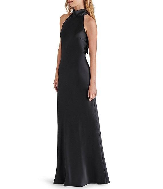 Steve Madden Lara High Neck Sleeveless Maxi Dress Product Image