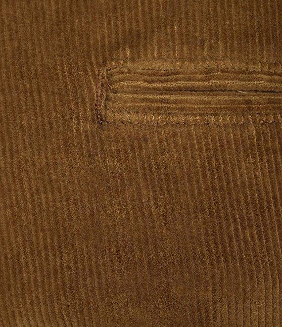 Roundtree & Yorke Stewart Classic Fit Flat Front Corduroy Pants Product Image