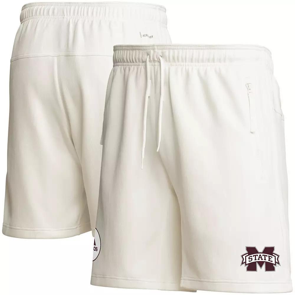 Men's adidas Cream Mississippi State Bulldogs Zero Dye AEROREADY Shorts,  Product Image