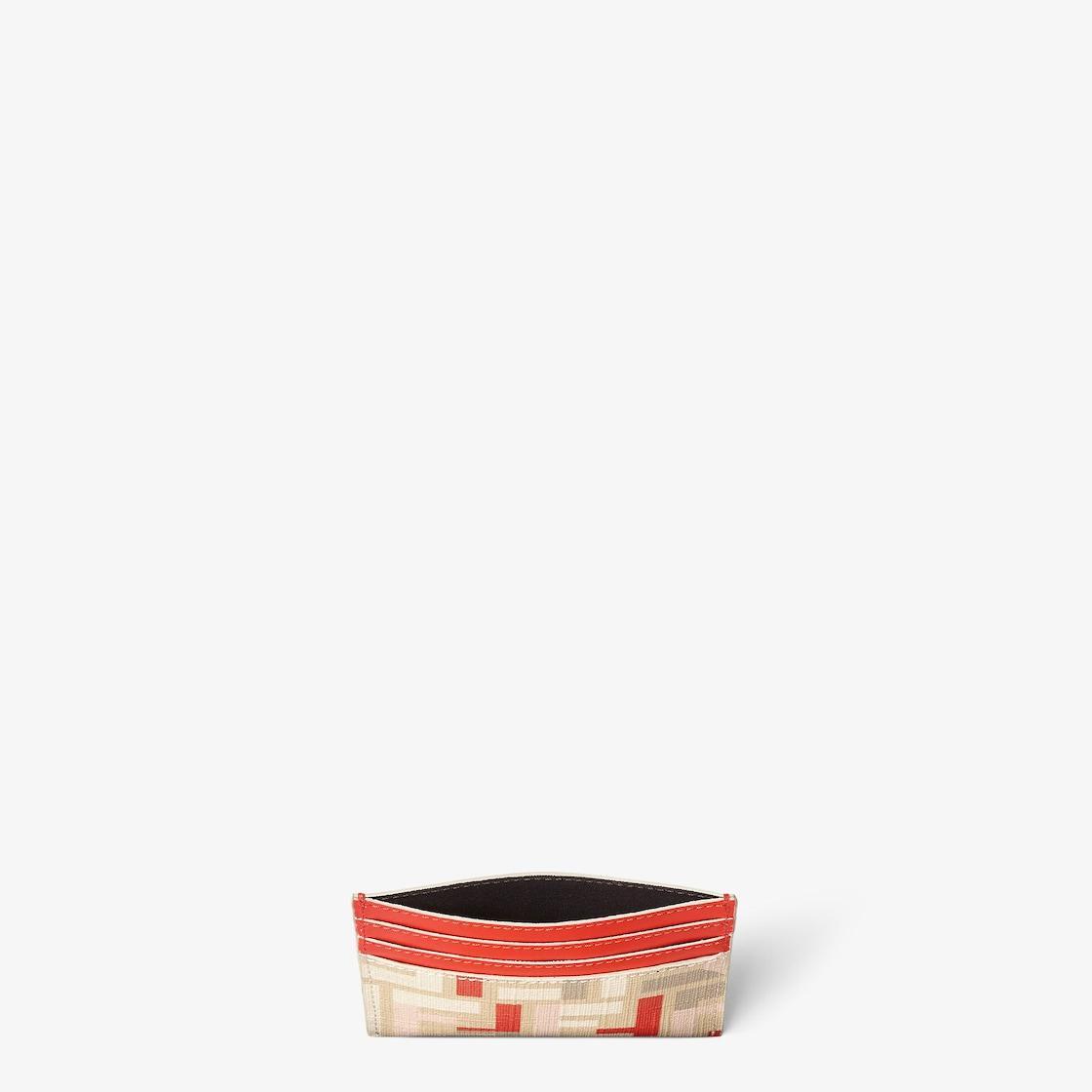 Fendi Roma Card CaseMulticolor FF fabric flat card holder Product Image