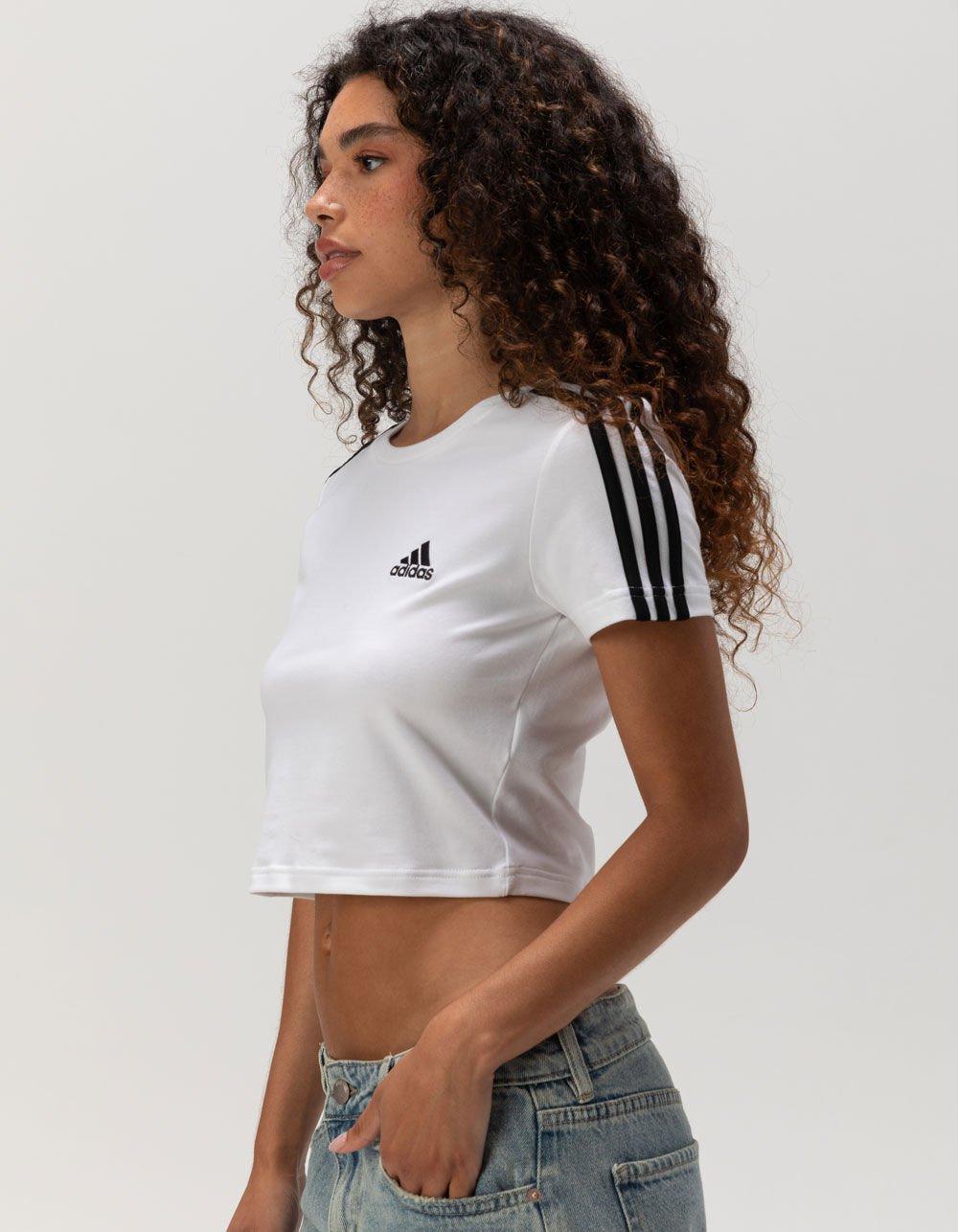 ADIDAS Essentials Womens Baby Tee - WHITE Product Image