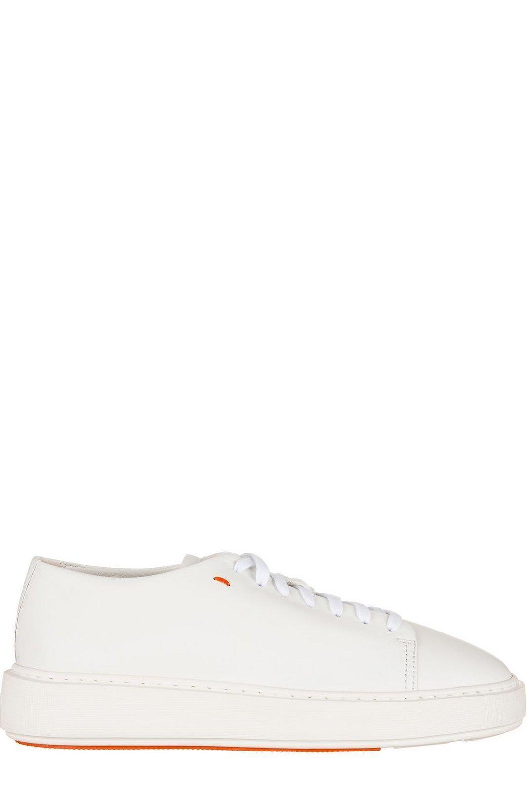 SANTONI Sneakers In White Product Image