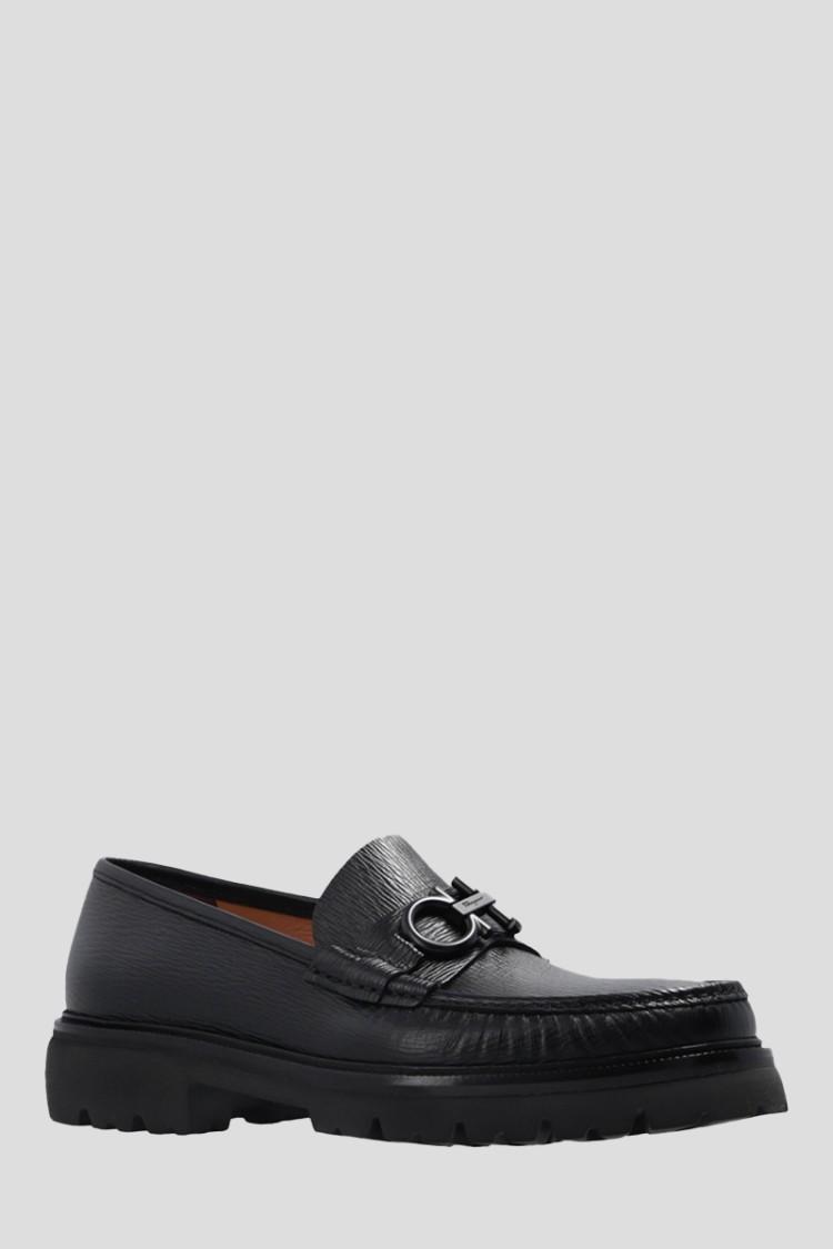 FERRAGAMO Salvatore  Black Bleecker Moccasins Product Image