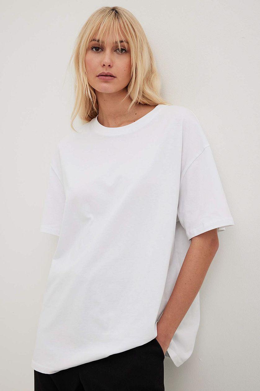 Round Neck Oversized Tee Product Image