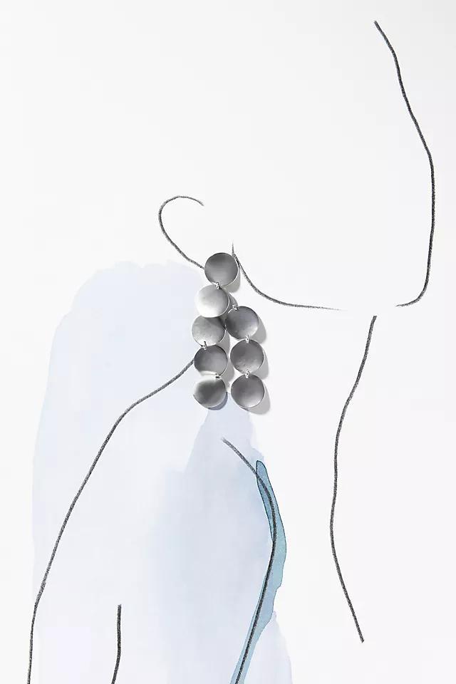 Round Discs Drop Earrings Product Image