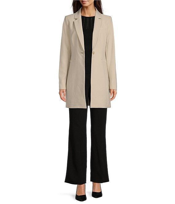 DKNY By Donna Karan Tech Tailoring Notch Lapel One-Button Topper Product Image