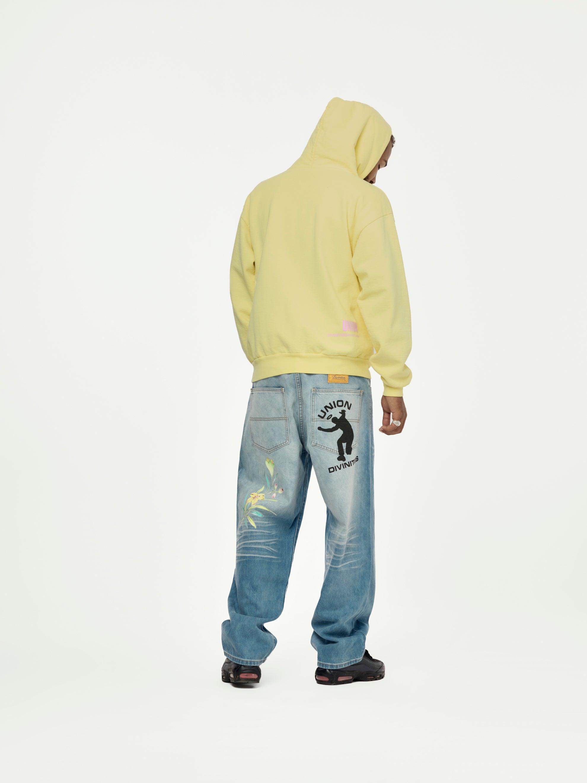 Divinities x Union Hooded Sweatshirt (Yellow) Product Image