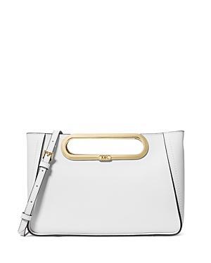 Chelsea Large Metallic Saffiano Leather Convertible Crossbody Bag Product Image