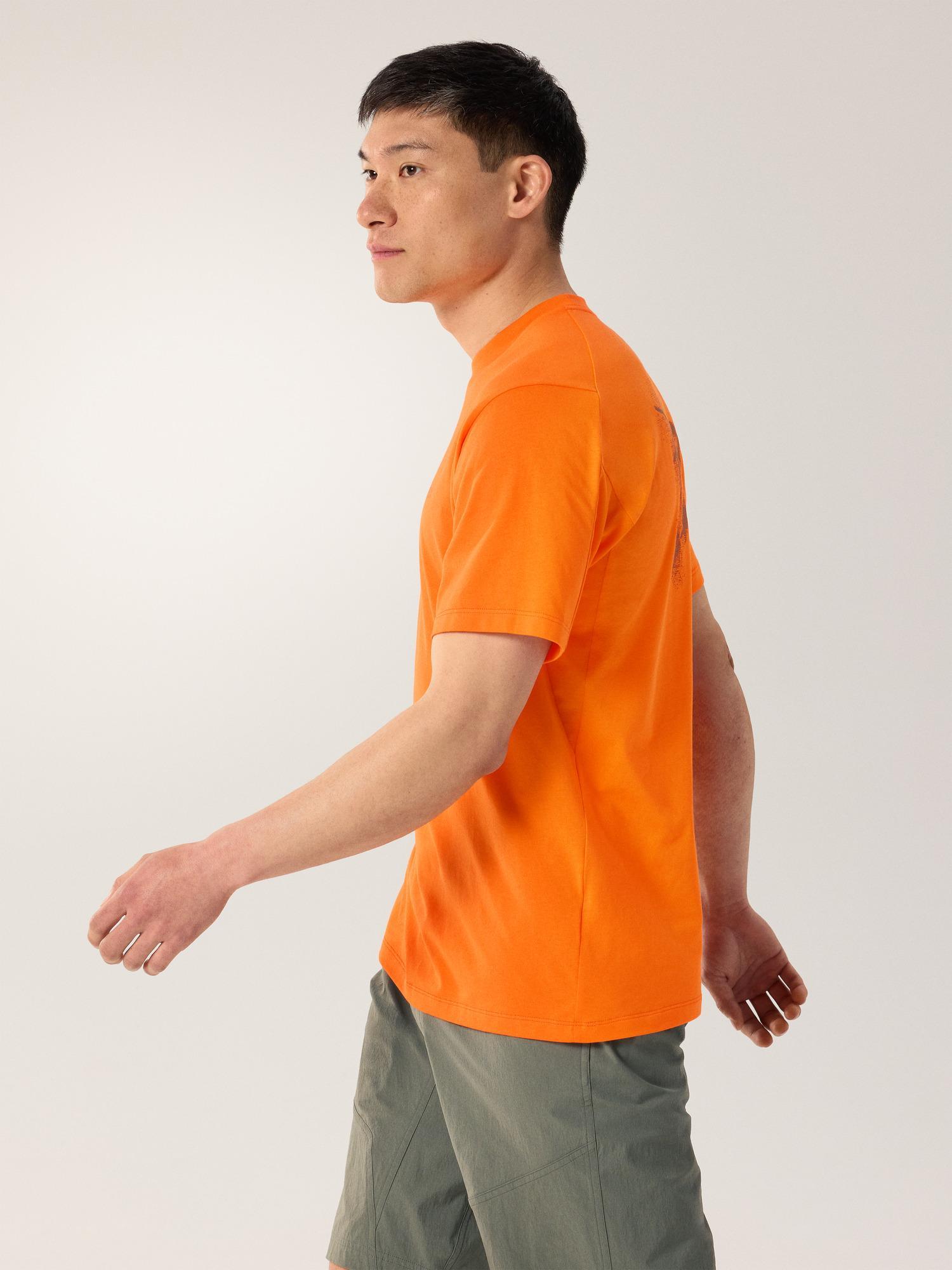 Kragg SL Cotton Blurred Bird Shirt SS Men's Product Image