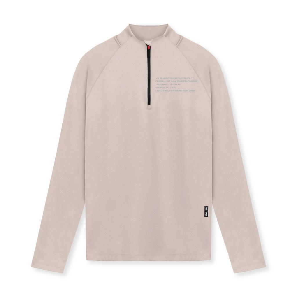 0725. Core Fitted Quarter Zip - Chai Product Image