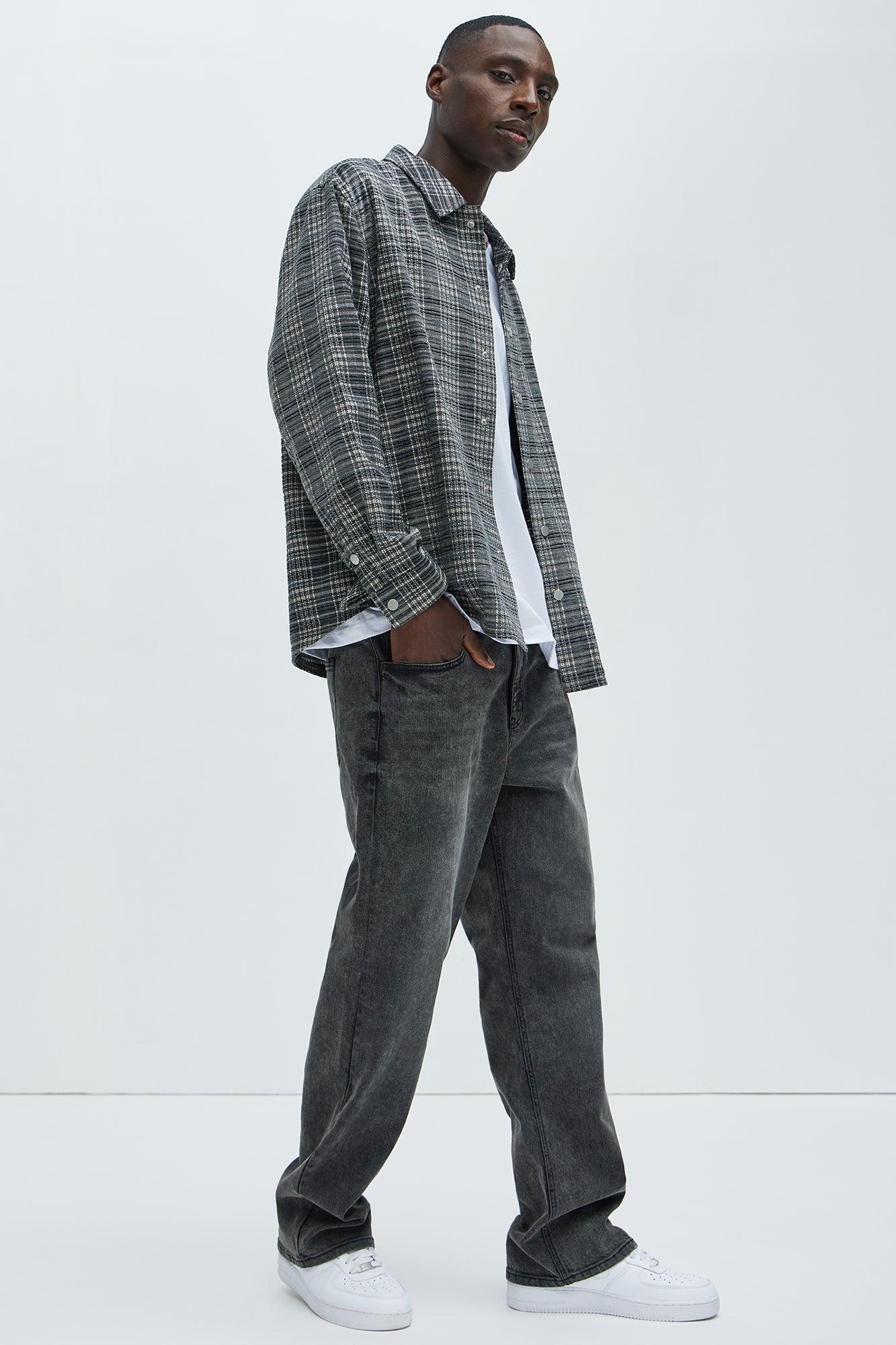 Andrew Straight Jeans - Black Wash Product Image