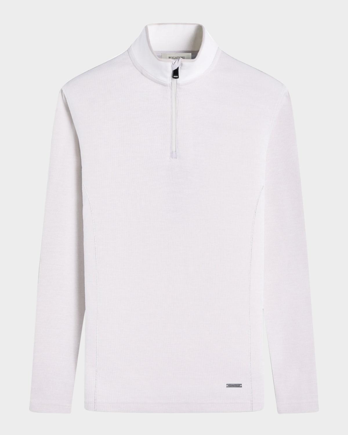 Men's Long-Sleeve Quarter-Zip Knit Sweater Product Image