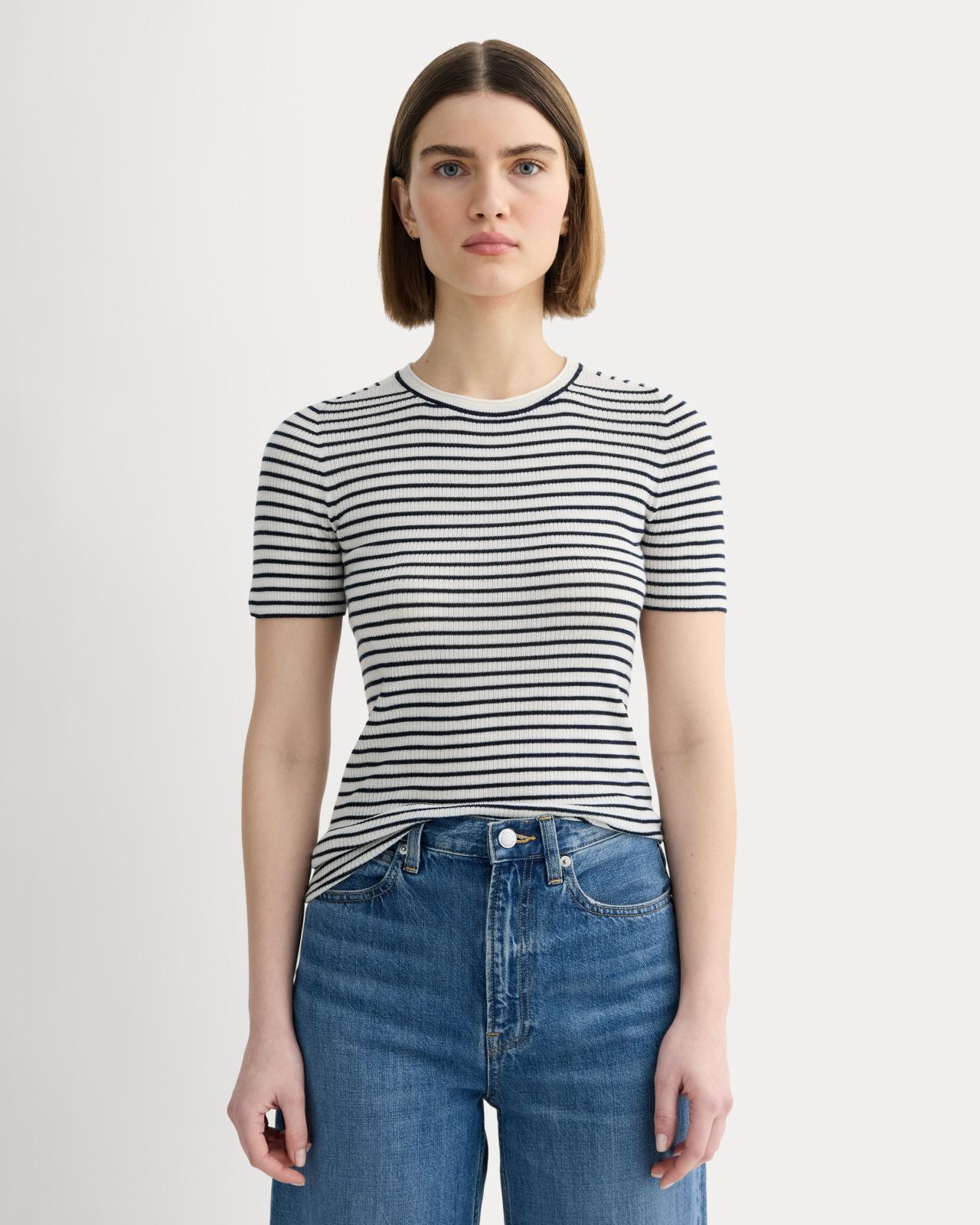 Womens Sweater T-Shirt in Ultrasoft Merino by Everlane Product Image