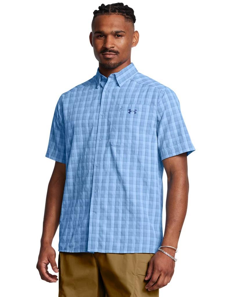 Men's UA Drift Tide 2.0 Plaid Short Sleeve Product Image