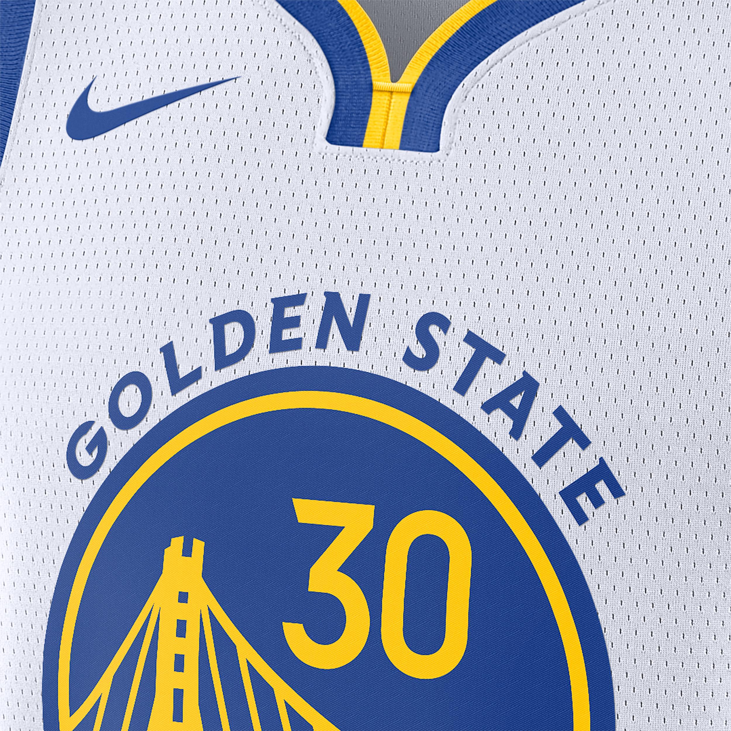 Golden State Warriors Association Edition Nike Mens Dri-FIT NBA Swingman Jersey | DN2077-100 Product Image
