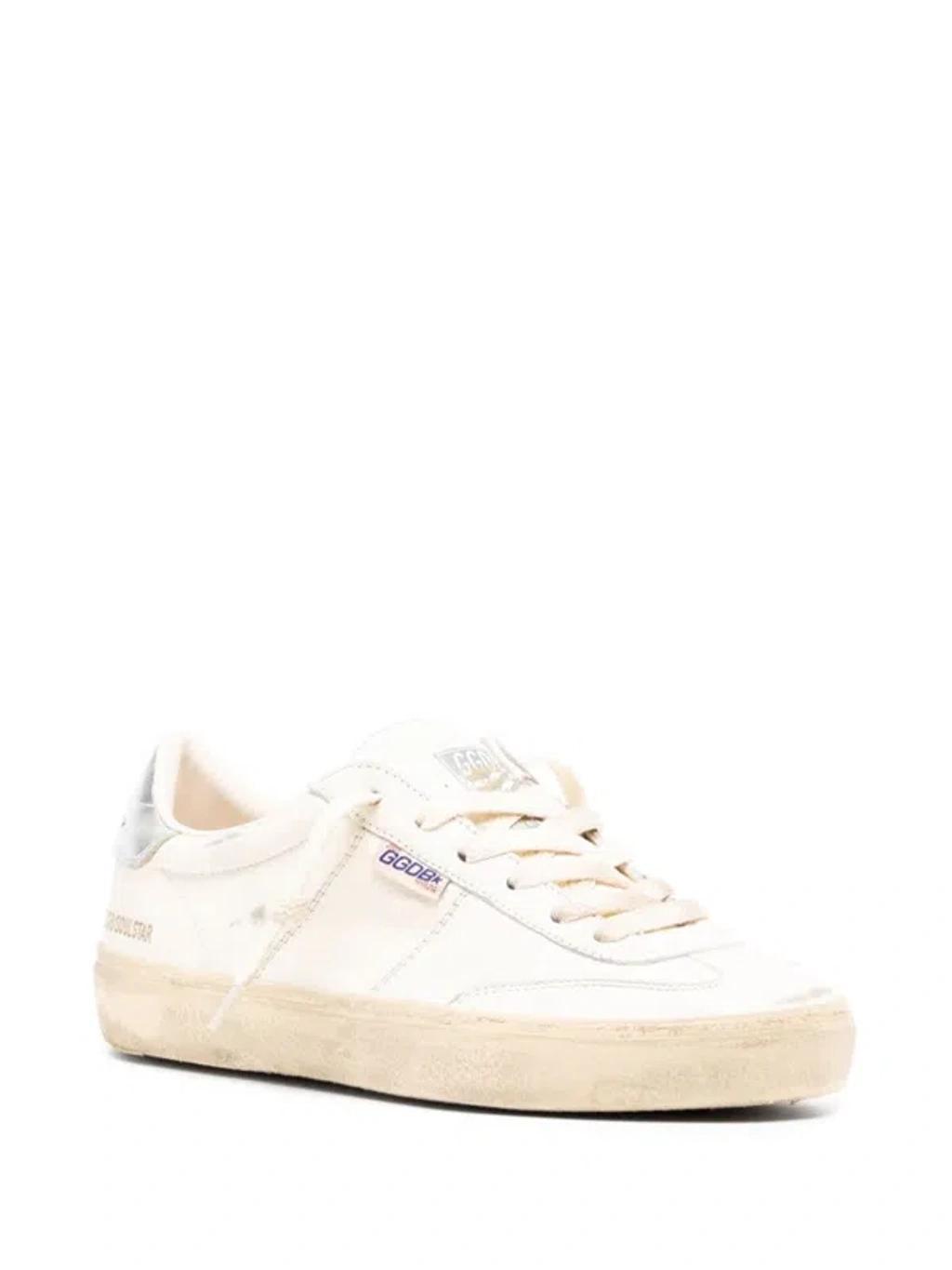 GOLDEN GOOSE Sneakers  Woman Color White In White Glitter Product Image