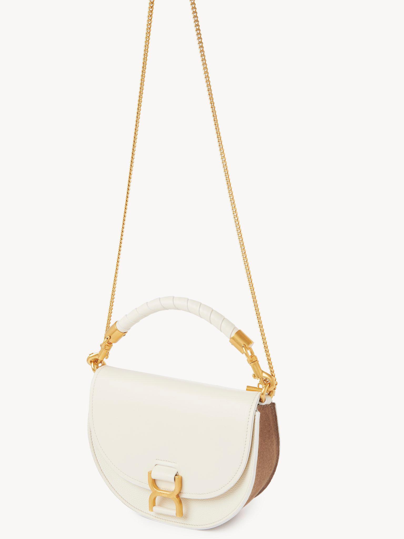 Marcie chain flap bag in leather Product Image