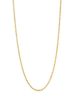 Rope Chain 24 Necklace (3mm) in Solid 14k Gold Product Image