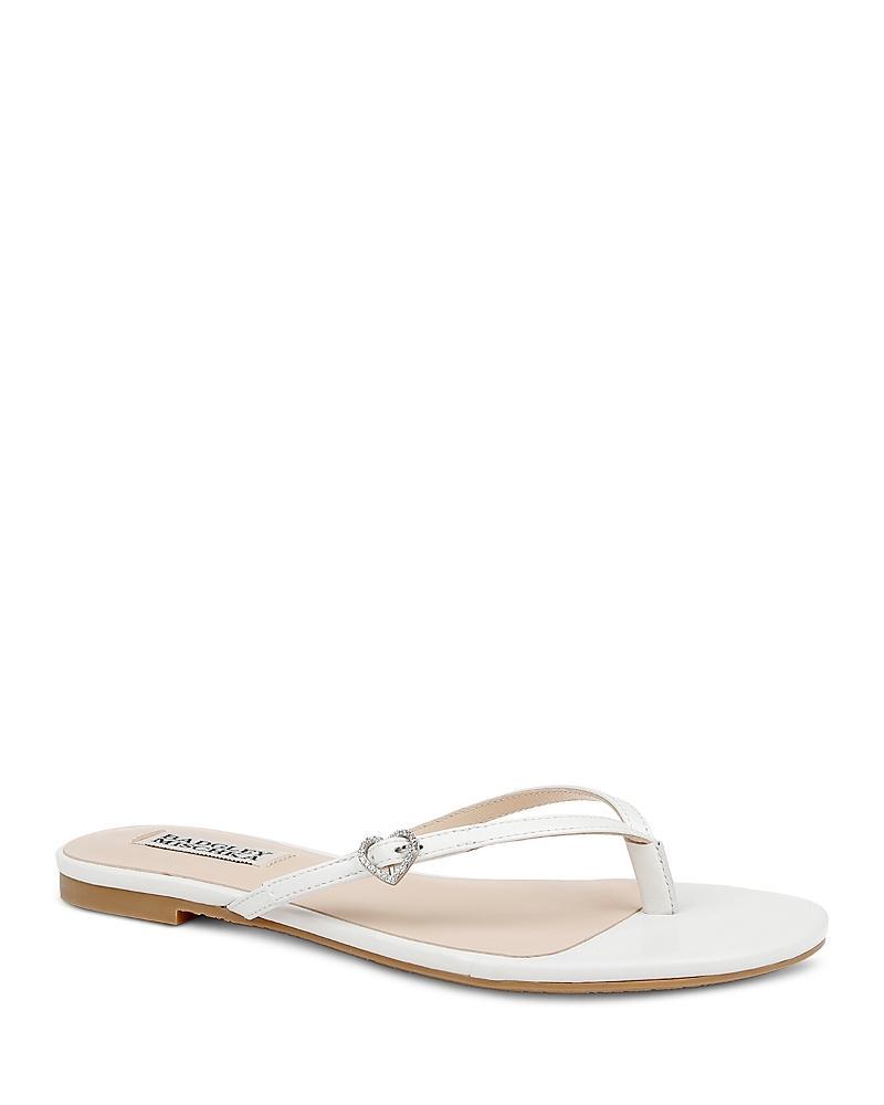 Womens Dynah Leather Slide Sandals Product Image