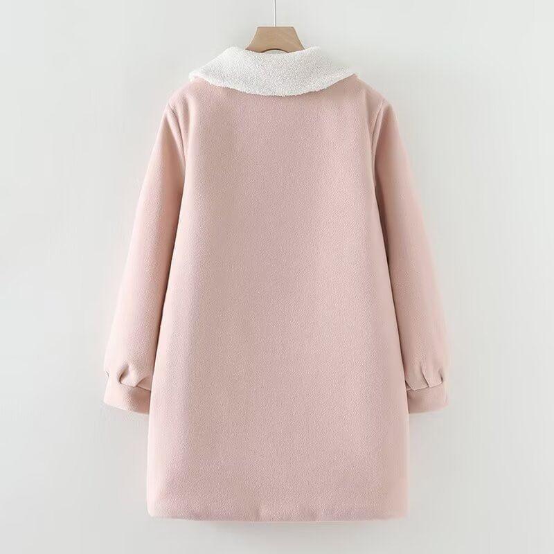 Collared Toggle Long Coat Product Image