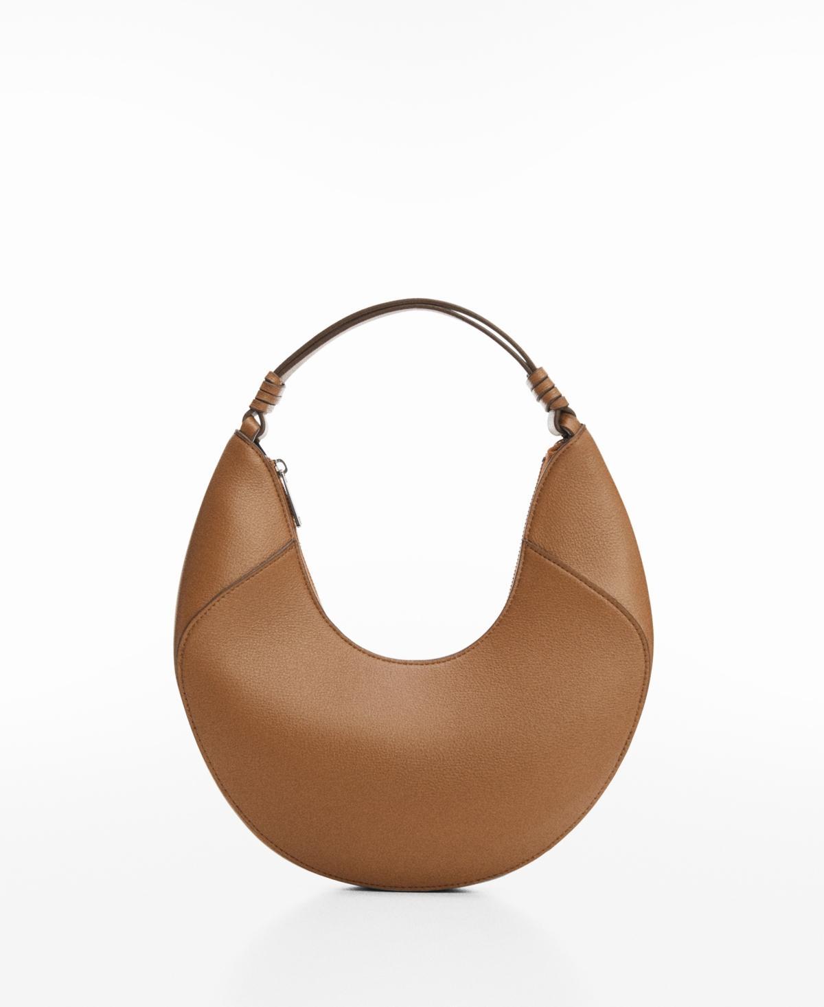 Leather-effect shoulder bag - Women | MANGO USA Product Image