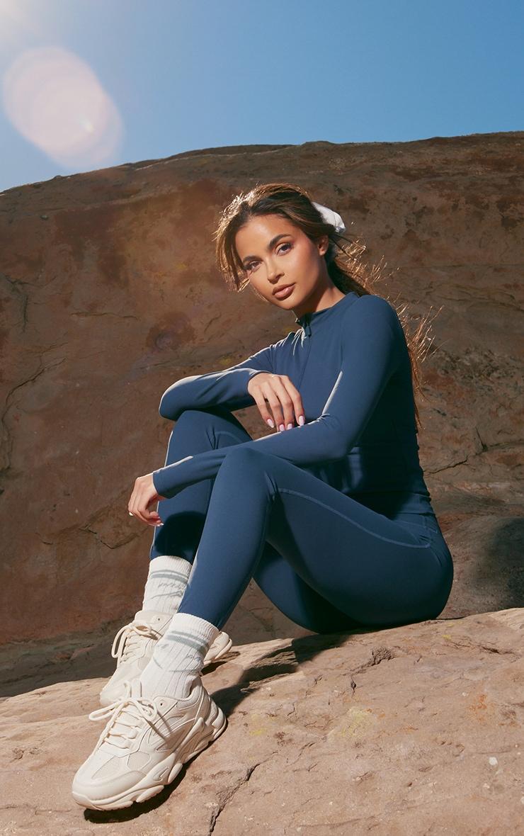 Midnight Blue Sculpt Jacket Product Image