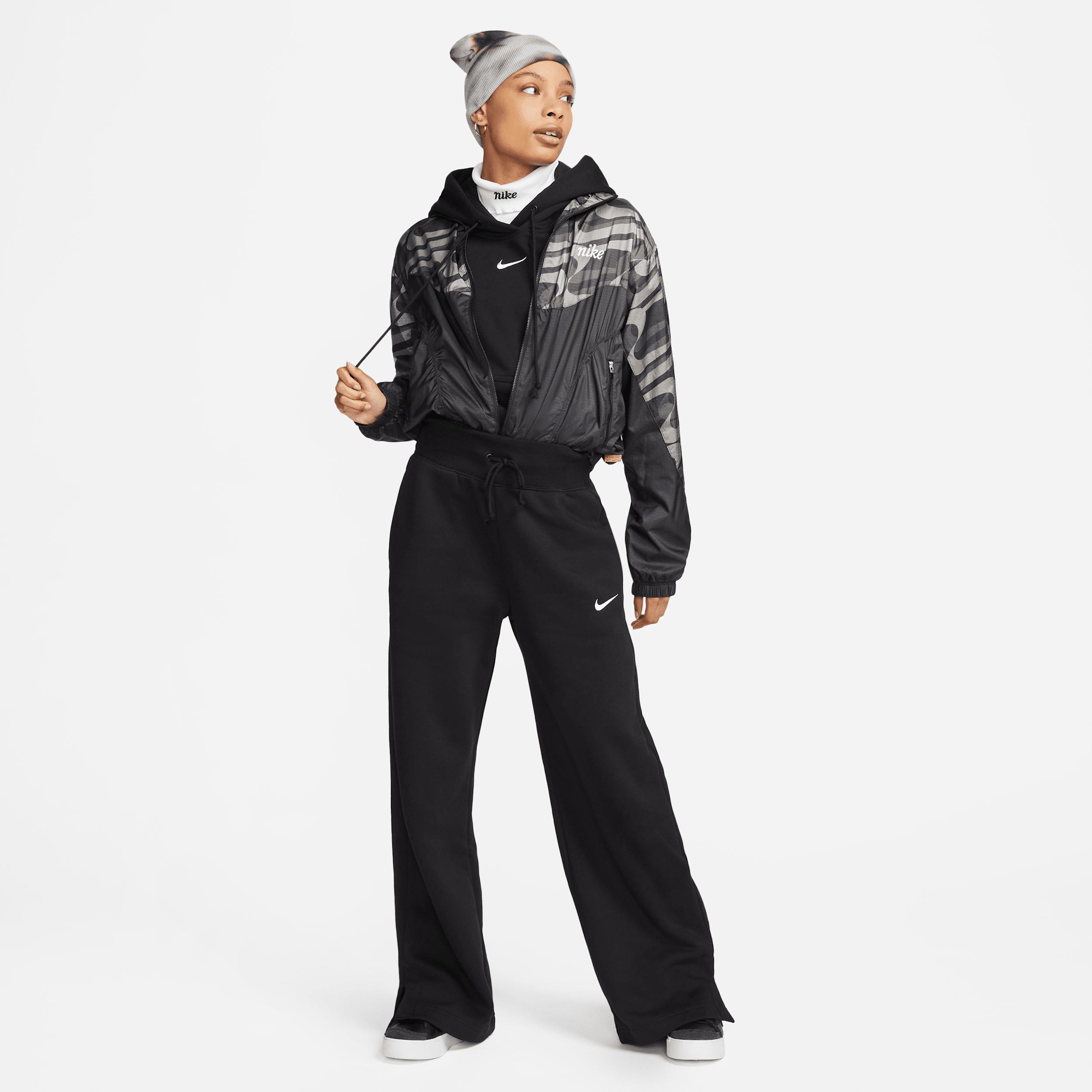 Womens Nike Sportswear Phoenix Fleece High-Waisted Wide-Leg Sweatpants | DQ5615-010 Product Image