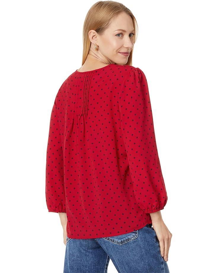 Short Puff Sleeved Popover Top Product Image