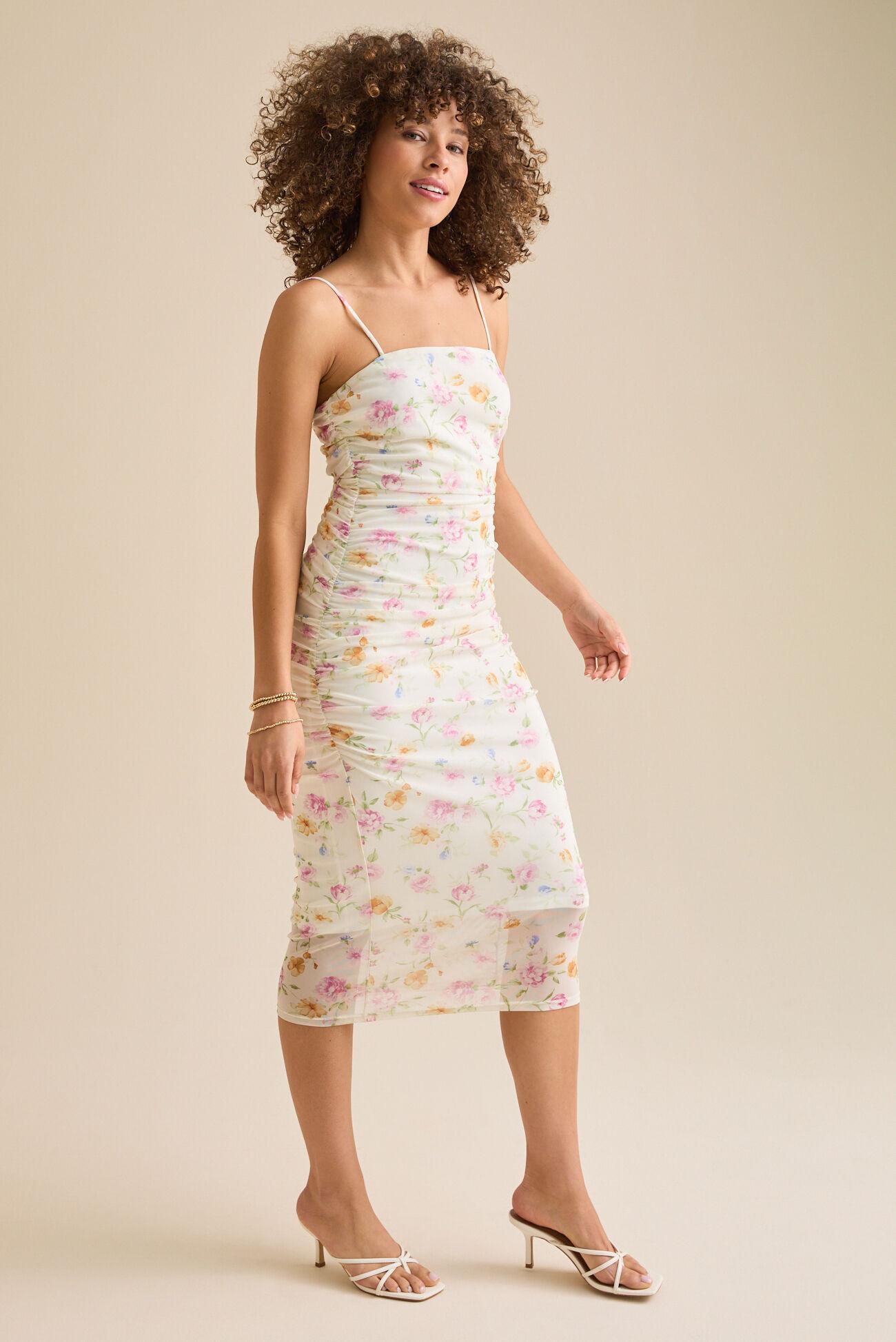 Dawn Floral Midi Dress Product Image